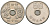 Япония 50 йен 1969 Yr. 44, Хирохито (1926-1989) KM 81 медно-никель 4189-1023