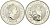 Австралия 1 доллар 1997 кукабарра KM 318 серебро UNC 11-317-23