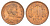 Чили 1 песо 1953 KM 179 медь UNC 4652-1035