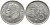 Испания 5 песет 1980 (81) чемпионат мира по футболу KM 817 медно-никель UNC 4171-521