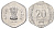 Индия 20 пайс 1990 KM 44 алюминий UNC 4654-655