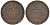 Султанат Маскат и Оман 1/4 анна (байса) 1895 AH 1315, Фейсал бен Турки (1888-1913) KM 12.2 медь 51-1635