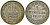 Вюртемберг 1 крейцер 1867 Карл I (1864-1891) KM 612 серебро 99-822