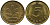 ФРГ 5 пфеннигов 1978 D KM 107, J.382 сталь плакированная латунью 99-118
