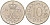 ДАНИЯ 10 ЭРЕ 1973 S; B, МАРГРЕТЕ II (1972-) KM 860.1 медно-никель 187-654