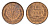 Афганистан 2 пула 1937 AH 1316 KM 936 бронза UNC 1517-1211