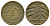 ГЕРМАНИЯ 5 РЕНТЕНПФЕННИГОВ 1924 A, KM 32, J. 308 алюминиевая бронза 4380-1016
