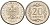 Польша 20 грошей 1997 MW KM 280 медно-никель    4564-464