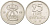 Швеция 25 эре 1966 U, Густав VI Адольф (1950-1973) KM 836 медно-никель 4516-463