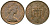 Великобритания 1 пенни 1983 Елизавета II (1952-2022) KM 927, Spink 4238 (B2) бронза 4582-537