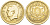 Монако 2 франка 1945 Луи II (1922-1949) KM 121а алюминиевая бронза UNC 3457-535