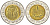 Египет 1 фунт 2007 сфинкс KM 940a биметалл UNC 4616-1143