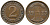 ГЕРМАНИЯ 2 РЕНТЕНПФЕННИГА 1923 D KM 31, J. 307 бронза 24-422