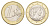Латвия 1 евро 2014 KM 156 биметалл UNC 4648-943