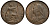 Великобритания 1/2 пенни 1901 Виктория (1837-1901) KM 789, Spink 3962 бронза 441-1541