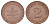ФРГ 2 пфеннига 1968 G KM 106a, J.381a сталь плакированная медью 4697-551