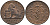 БЕЛЬГИЯ 2 САНТИМА 1859 BELGES KM 4.2 медь 95-653