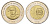 Доминикана (Доминиканская Республика) 10 песо 2008 KM 106 биметалл UNC 4693-157
