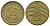ГЕРМАНИЯ 10 РЕНТЕНПФЕННИГОВ 1924 A KM 33, J. 309, Weege 8 алюминиевая бронза 4380-927