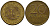 ГДР 20 пфеннигов 1969 A, первый год KM 11 латунь 4601-532