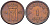 НОРВЕГИЯ 1 ЭРЕ 1957 ХОКОН VII (1905-1957) KM 398 бронза 66-369