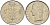 БЕЛЬГИЯ 1 ФРАНК 1964 BELGIQUE KM 142.1 медно-никель 4546-452