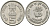 Индия 5 рупий 1995 50 лет FAO KM 157 медно-никель 95-125