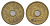 Япония 5 йен 1974 Yr. 49 Y 72a латунь 4627-761