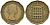 Великобритания 3 пенса 1953 Елизавета II (1952-2022) KM 886, Spink 4152 никель латунь 4146-335