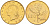 Италия 20 лир 1994 R, дубовый лист KM 97.2 алюминиевая бронза  UNC  4594-914