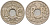 Франция 10 сантимов 1919 KM 866a, LE FRANC 138.3 медно-никель 4143-612