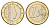 Люксембург 1 евро 2011 KM 92 биметалл UNC 33-1223