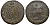 Россия 2 копейки 1790 АМ Биткин 868 R, 3 рубля по каталогу Ильина медь    00-803-04