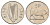 Ирландия 5 пенсов 1980 бык KM 22 медно-никель UNC 4666-1035