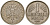 ФРГ 1 марка 1965 D KM 110, J. 385 медно-никель 4159-1053