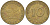 ФРГ 10 пфеннигов 1949 J KM 103, J.378 сталь плакированная латунью 219-1042