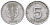 ГДР 5 пфеннигов 1948 A KM 2 алюминий 206-532