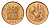 ЮАР 1 цент 1987 герб, капские воробьи KM 82 бронза UNC 4690-1245