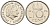 Нидерланды 10 центов 1974 Юлиана (1949-1980) КМ 182 никель 4567-556