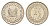 Суринам 25 центов 1989 KM 14a медно-никель UNC 4613-334