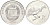 КНДР 1/2 чона 2002 Мир животных - Цесарка KM 187 алюминий UNC 4121-131
