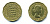Великобритания 3 пенса 1960 Елизавета II (1952-2022) KM 900, Spink 4153 никель латунь 25-126