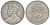 Фиджи 1 флорин 1936 Георг V (1910-1936), герб Фиджи KM 5 серебро    1531-811