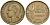 ФРАНЦИЯ 50 ФРАНКОВ 1951 ПЕТУХ KM 918.1, LE FRANC 425.5 алюминиевая бронза 4590-544