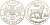 Россия 3 рубля 1995 ЛМД, серия сохраним наш мир, рысь KM 474 серебро PROOF 06-244-43