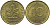 ФРГ 10 ПФЕННИГОВ 1972 D KM 108, J.383 сталь плакированная латунью 98-445