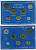 Финляндия госнабор из 7 монет 1974 в оригинальной пластиковой коробке KM MS4 UNC 3-4-1-43