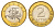 Литва 2 лита 1999 KM 112 биметалл UNC 4364-2454