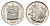 ЮАР 20 центов 1980 герб, цветок протея KM 86 никель PROOF 4693-525
