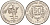 Валютное сообщество стран Западной Африки 50 франков 2001  KM 6 медно-никель  UNC  4595-741